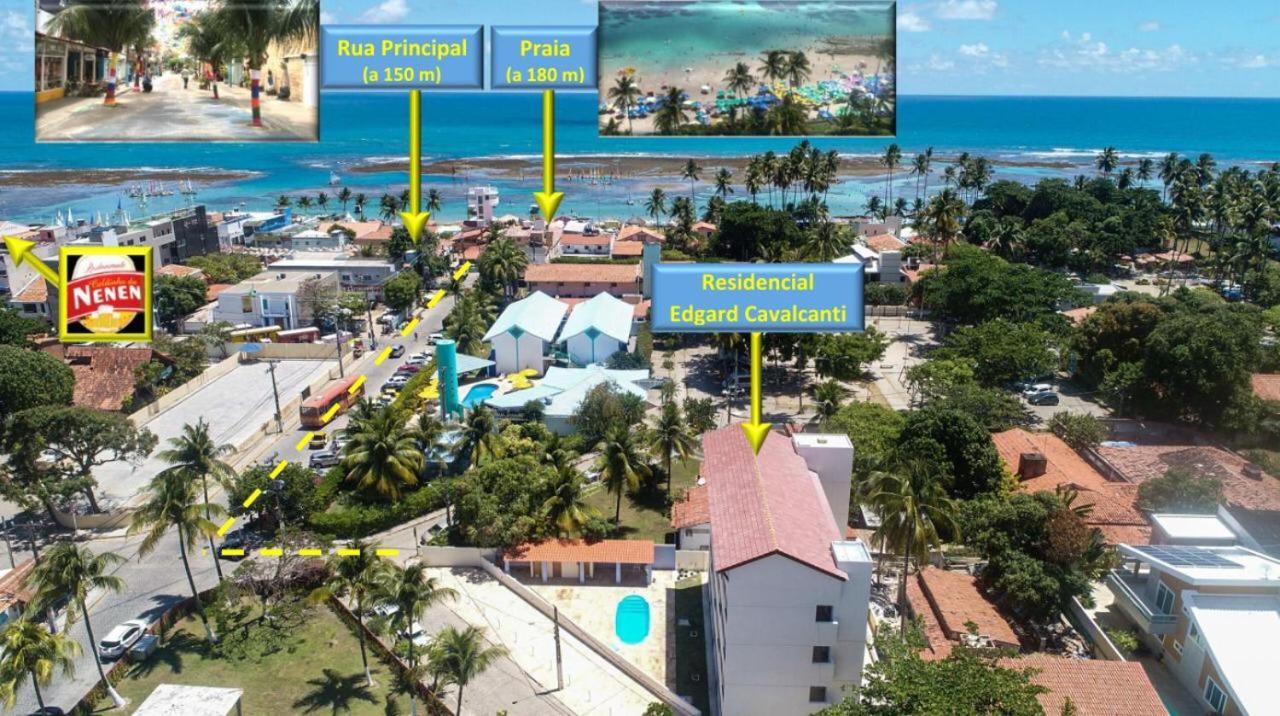 Flat Estudio A 150 Metros Da Praia De Pôrto das Galinhas Dış mekan fotoğraf